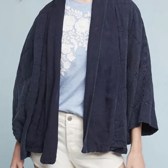 Anthro Saturday Sunday Quilted Kimono Cocoon - Picture 5 of 5